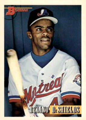 1993 Bowman #424 Delino DeShields Montreal Expos - Image 1 of 2