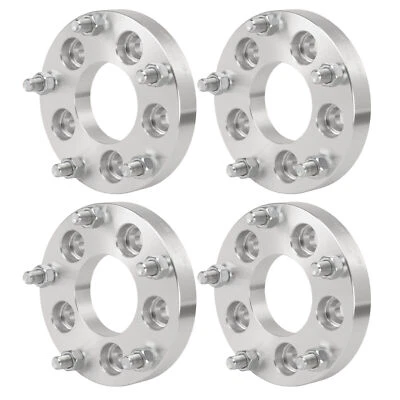 Adaptadores de roda 4x 1" espessura 5x4,5 a 5x5,5 1/2"x20 compatível com Ford Ranger Jeep Wrangler - Imagem 1 de 4