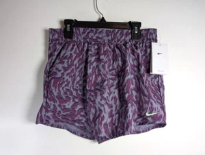 Nike One Shorts Girls Big Kids Size Large Hi Rise Dri-FIT Running Lined NEW - Picture 1 of 5