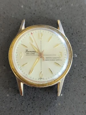 复古法国制造 Bercona 豪华防磁手表零件维修 C36 — 第 1/4 张图片