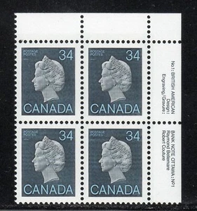 1985 Canada SC# 926 UR - First-Class Definitive - Plate Block M-NH Lot # 1558b - Picture 1 of 1