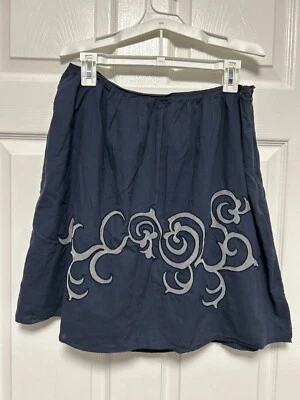 Mini falda vintage Vivienne Tam azul marino talla 6 Foto 1 de 4