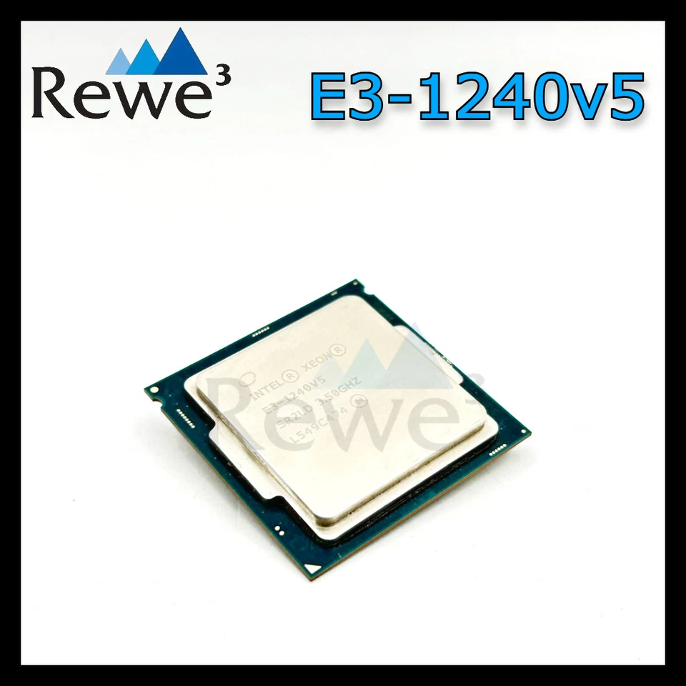 E3-1240v5 Intel Xeon 3.50GHz SR2LD CPU Socket LGA 1151 Processore - Immagine 1 di 1