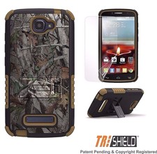 Alcatel OneTouch Fierce 2 7040T Pop Icon Rugged Armor Case Kickstand HUNTER CAMO