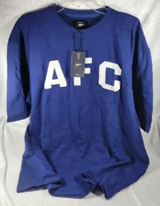 Arsenal Men's Embroidered Navy AFC Crew Neck Short Sleeve T-Shirt - Blue - 2XL - Picture 1 of 5