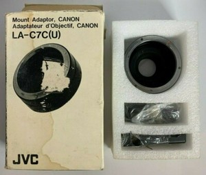 JVC LA-C7C(U) Canon SLR Mount Lens Adapter V-CA w/ Other Parts Japan 3