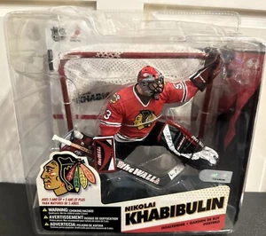 McFarlane NHL Series 12 NIKOLAI KHABIBULIN Chicago Blackhawks Action Figure - Picture 1 of 11