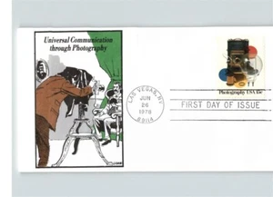 PHOTOGRAPHY, 1978 First Day of Issue "Universal Communication through Photograph - Picture 1 of 1