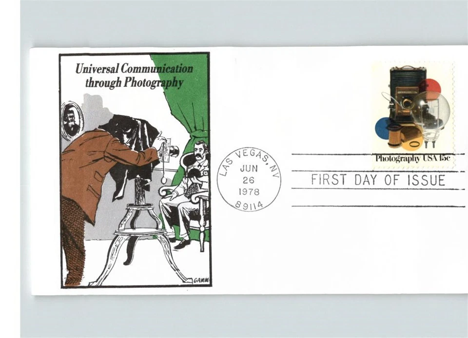 PHOTOGRAPHY, 1978 First Day of Issue "Universal Communication through Photograph - Image 1 of 1