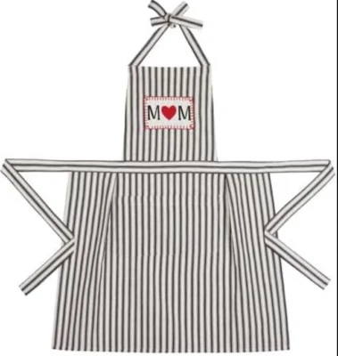 Delantal corazón mamá artesanía Pekín, 34 pulgadas, accesorios de cocina Foto 1 de 4