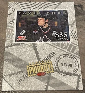 1997-98 Donruss Priority Stamp NHL Return To Sender White Pavel Bure - Picture 1 of 2