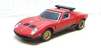 UCC Kyosho 1/72 LAMBORGHINI MIURA JOTA SVR RED diecast car model - Image 1 of 4
