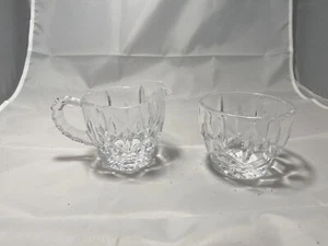 Gorham Lady Anne Crystal Creamer and sugar bowl (F) - Picture 1 of 2