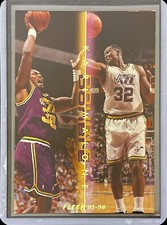 Karl Malone / John Stockton - 1995-96 Fleer Basketball - Double Double #7