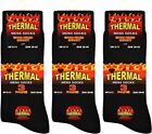 3 Pairs Mens Thick Warm Thermal Socks Winter Outdoor Heated Boot Socks Size 6-11