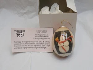 Die guten Eier, handbemalte Eierornamente, 2 Stück, TOP ANGEBOT - Bild 1 von 2