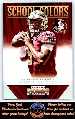 Jameis Winston School Colors 2015 Panini Contenders Draft Picks #2  Seminoles - Image 1 of 4