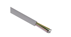 Nuovo 100 Ft. Bobina Q7160-1 Cavo 12 Conduttori 22 AWG 80C Grigio PVC - Foto 1 di 5