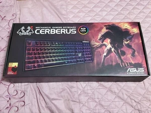 ASUS CERBERUS MECH RGB (Red) Gaming Keyboard Used Tested - Picture 1 of 4