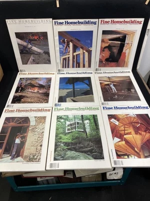 FINE HOMEBUILDING MAGAZINE, LOT OF 9, 1983-1986, ISSUES 13, 22, 26, 27, 31-35 - Image 1 of 4