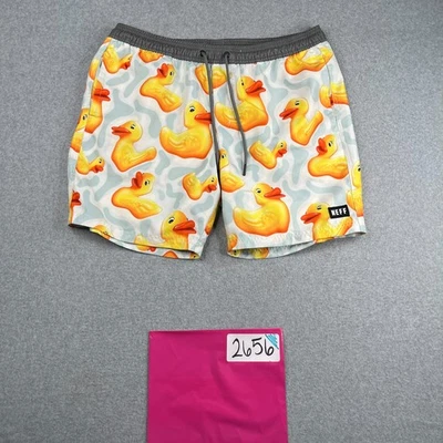 Neff Rubber Ducky Swim Trunks XL Swim Trunks Mens Board Shorts Bathing Suit Men - Image 1 of 4