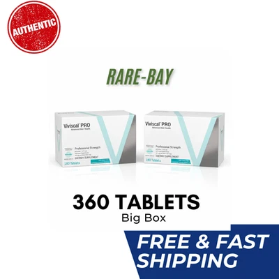 VIVISCAL PRO - Comprimidos Profesionales para el Crecimiento del Cabello 180 Exp. 12/2027 (PACK DE 2) Foto 1 de 4