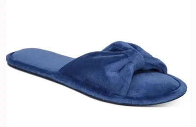 Charter Club Terciopelo Arco Top Slide Zapatilla Mujer Talla 5-6 Pequeña  Foto 1 de 4