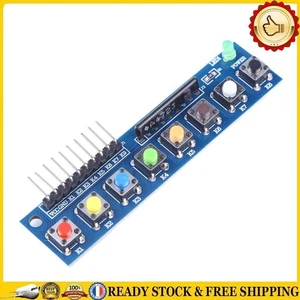 8 Keys Keypad Modules 3.3-5V with LED Indicator for Arduino ARM Raspberry Pi ~Ho - Afbeelding 1 van 15