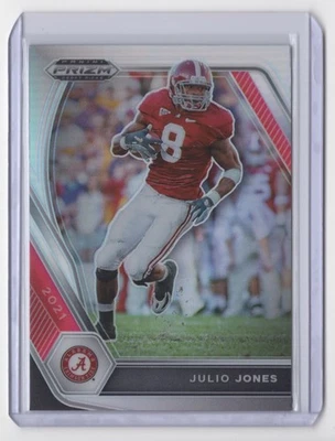 -2021 Panini Prizm Draft Picks Silver Julio Jones Alabama Crimson Tide #55 - Image 1 of 2