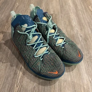 Nike Lebron 18 "We Are Family" grün purpurrot Basketball CQ9283-300 Herren Größe 11 - Bild 1 von 11