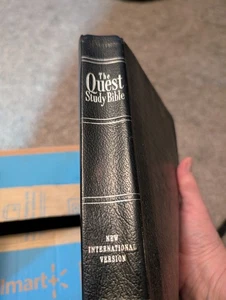 The Quest Study Bible NIV Zondervan 2002 Blue Bonded Leather - Bild 1 von 19