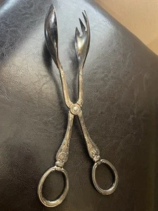 PINZAS PARA ENSALADAS ITALIA CHAPADAS EN PLATA FB ROGERS BELLAMENTE DISEÑADAS - Imagen 1 de 6