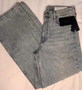 Rag&Bone Shea High Rise Relax Straight Jeans Gr.28 Desiree Pearl Kostenloser VersandA38 - Bild 1 von 4