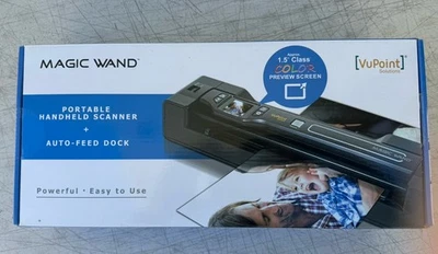 VuPoint Magic Wand Portable Handheld Scanner and Auto Feed Dock PDSDK-ST470BU-VP - Image 1 of 4