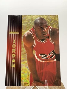 1986-87 Big Bang Cards Basketball Michael Jordan Gold Chicago Bulls - Picture 1 of 2