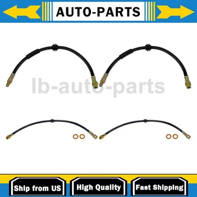 Manguera de freno delantera trasera Dorman 4 piezas para Mini Cooper 1,6 L 2003-2007 Foto 1 de 4