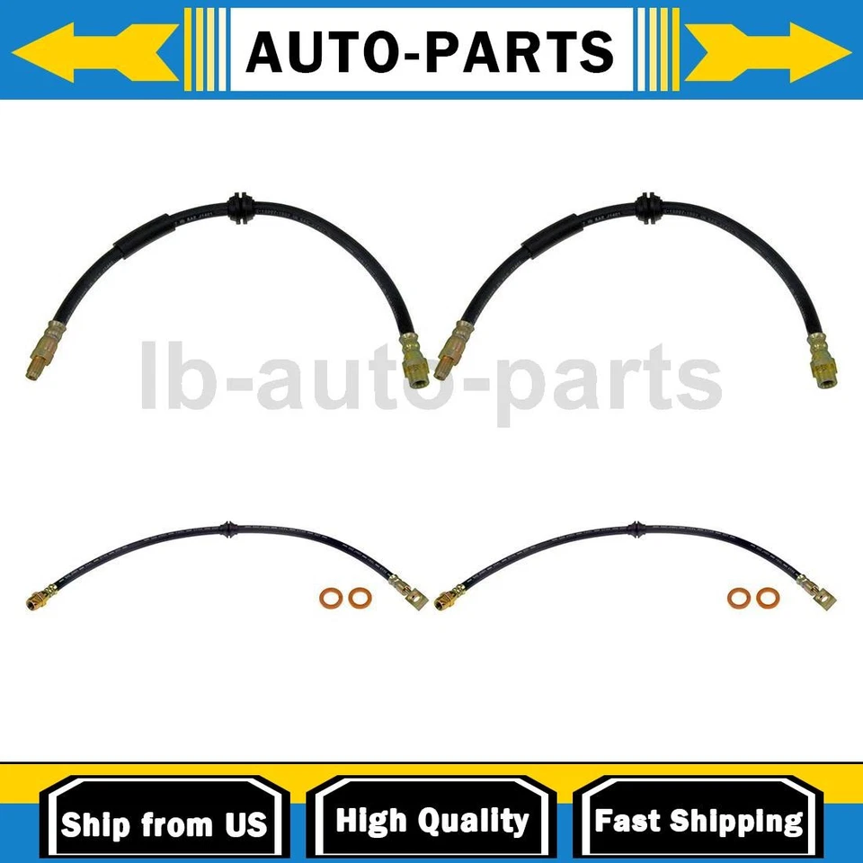 Manguera de freno delantera trasera Dorman 4 piezas para Mini Cooper 1,6 L 2003-2007 Foto 1 de 4