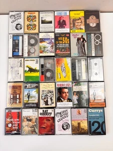 Joblot of Mixed Artist Audio Cassettes – Vintage Mixed Music Tape Bundle Lot - Picture 1 of 1