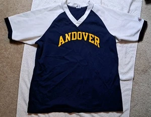 Vintage Lady Champion blau weiß Nylon Softball Shirt Uniform Gr. 22 - Bild 1 von 8