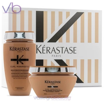 KERASTASE Curl Manifesto Spring Caja de Regalo Set | Champú + Mascarilla para Cabello Rizado Foto 1 de 4