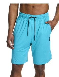 NUOVO L Reebok Uomo 9 Pollici Delta Core Pantaloncini con Gestione Umidità Capri Breeze - Foto 1 di 12