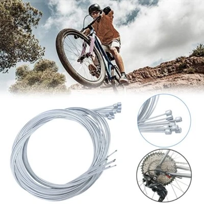 Long Inner Cable Front/Rear for Bicycle Rear Derailleur 5 Cables Included - Image 1 of 4