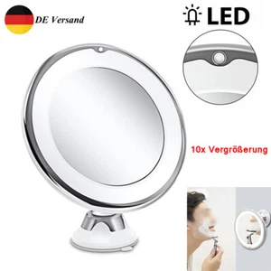 Schmink Spiegel mit LED Beleuchtung Kosmetik Spiegel Licht beleuchtet 10 fach DE - Bild 1 von 12