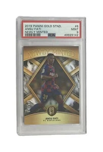2019 Panini Gold Standard Ansu Fati Newly Minted #6 PSA 9 - Picture 1 of 2