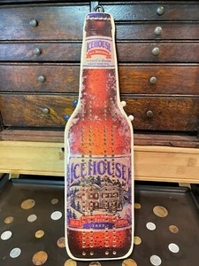 Icehouse Beer Bottle Two Track Cribbage Board 16" large Man cave Custom Cribbage - Picture 1 of 9