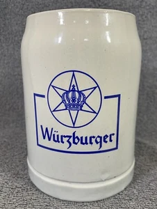Wurzburger Hofbrau 0.5L Beer Stein Mug West Germany Salt Glaze 5” Vintage - Picture 1 of 12