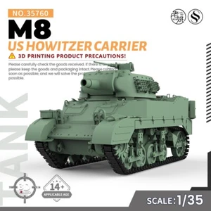 SSMODEL SS35760 1/35 Kit Modelo Militar US M8 Portador Obús - Imagen 1 de 5