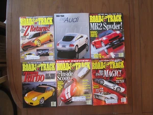 ROAD AND TRACK MAGAZINE LOT 24 VINTAGE ISSUES 1999 2000 Full Years Guide to Audi - Picture 1 of 4