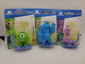 Monsters Inc. SULLEY, MIKE WAZOWSKI & RANDALL Cake Topper PVC Toy Figure Lot - Picture 1 of 10
