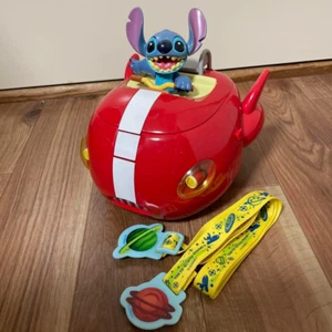 Secchiello contenitore popcorn astronave rosso Stitch Tokyo Disney Resort Giappone Limited - Foto 1 di 11